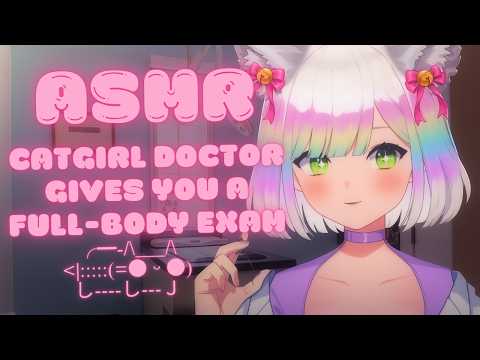 【ASMR】medical check up with a catgirl doctor 🐱🩺| full-body exam✨💕 | NO HUMANS ALLOWED😾 #3DIO #asmr