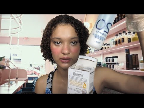 ASMR: CABELEIREIRA FOFOQUEIRA E DEBOCHADA