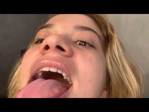 ASMR FAST spit paiting + mouth sounds (NO TALK) muito perto da tela
