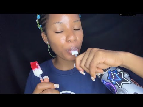 {ASMR} Lollipop Eating Review 🍭