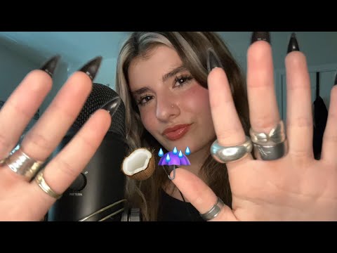 [ASMR] COCONUT RAIN TRIGGER 🥥☔️ (Steven’s Custom)