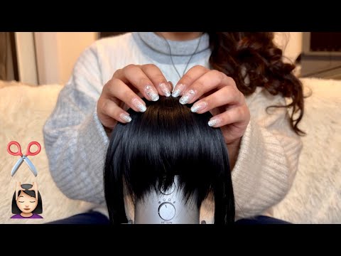 [ASMR] Relaxing Haircut ✂️ - Brushing, Combing, Scissors, Oil Hair Massage 💆‍♀️