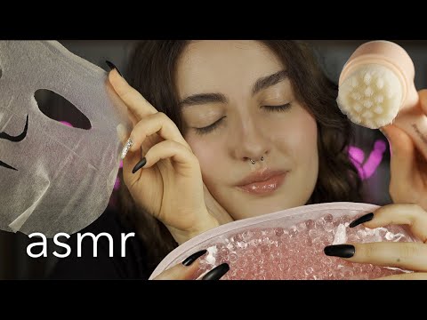 asmr en español - Limpieza y Masaje FACIAL - ASMR para DORMIR en minutos - Ale ASMR :)