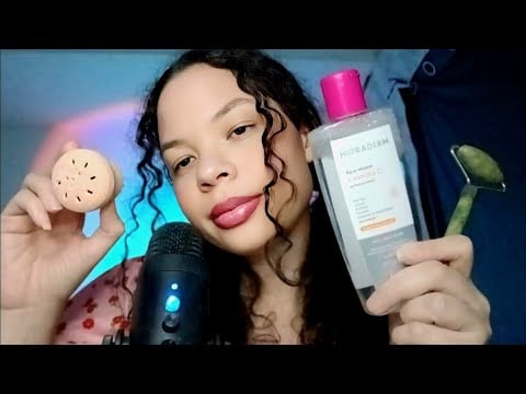 ASMR ⭐️ SPA para quem precisa dormir urgentemente (roleplay) skincare, sussurros e atenção pessoal 