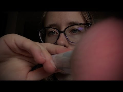 ASMR | Brushing the Camera + Positive Affirmations | Soft Spoken