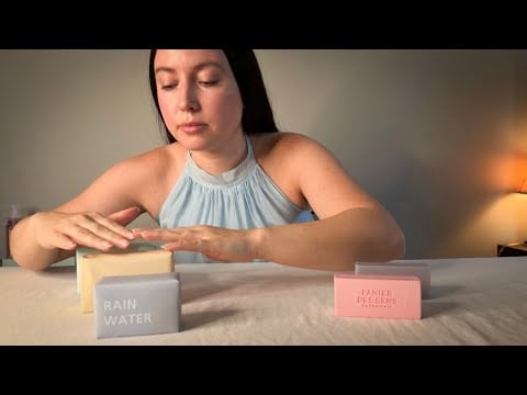 old school ASMR | soap shop roleplay (rain sounds) 🧼 
