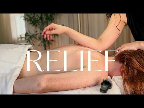 ASMR Swedish Massage for Neck and Shoulder Tension [No Talking]
