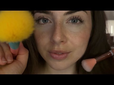 ASMR: Face brushing 🤍