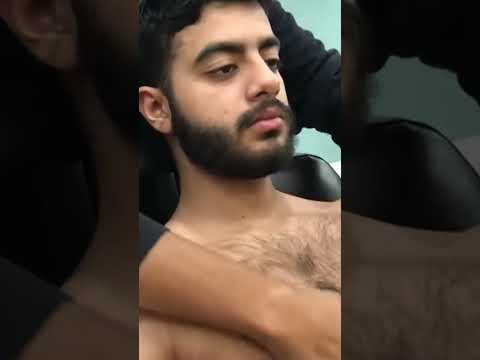 Chest massage #asmrsounds #pakistanibestmassage #chestmassage #chesthair #lahoribarber #oil