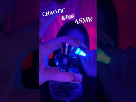 Edited Version of the Chaotic and Fast ASMR Video! 🎥📀 #visualtingle #relax #asmr #tingles