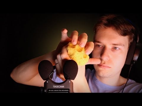 ASMR with Malleable Objects (Slime, Gel Cubes, Tapping)