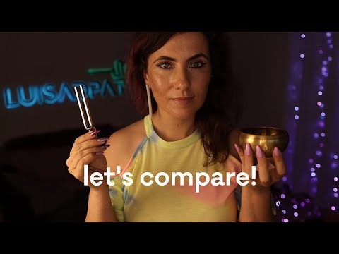 ASMR | Tuning Fork or Singing Bowl? ^.^ Brain Vibrations