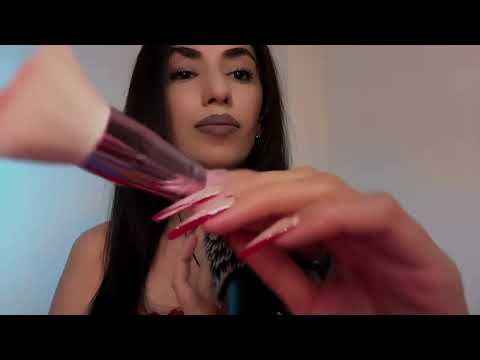 Yakın Yüz Fırçalama ASMR | Soft & Relaxing Sounds