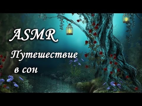 АСМР \ ASMR \ Путешествие в сон \ Сказка на ночь \ Звуки ручья \ Пение сверчков \ bedtime story