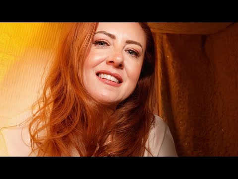 Blanket Fort ASMR 🌟 Sleepy Whispered Tuck In and Healing Cards