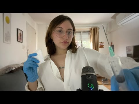 ASMR ROLEPLAY MÉDICO | DOCTORA TE HACE CHEQUEO 💉👩‍⚕️ 