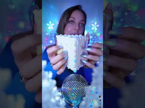 Gingerbread House ASMR 🫠💙💤 #asmr #asmrsounds #asmrvideo #livestream