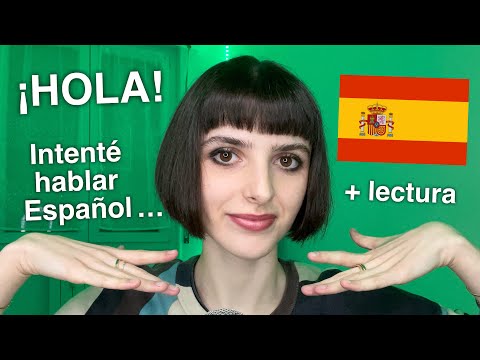 ASMR Trying to Speak Spanish 🇪🇸 + Reading! (Intento Hablar Español + Leo)