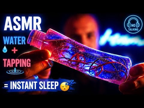 ASMR Water + Tapping = Instant Sleep 😴