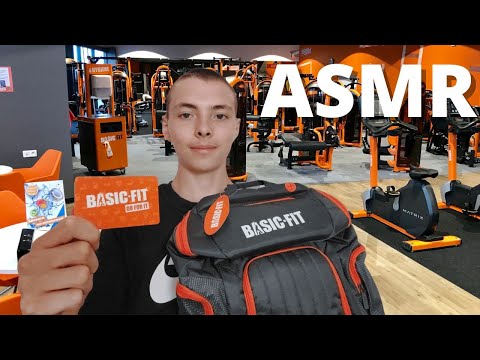 ASMR FR: Roleplay💪basicfit tu t'inscris à la salle💪(1ère vidéo avec fond vert)