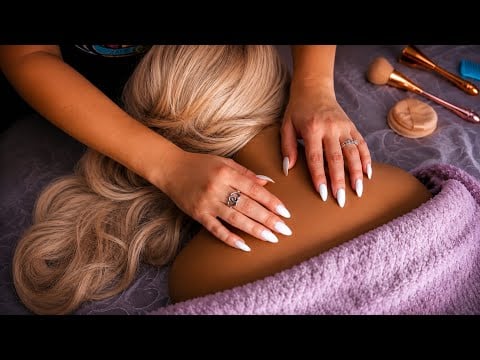 ASMR | 2 Hours of Back Scratching, Hair Play & Tingly Tapping For Sleep