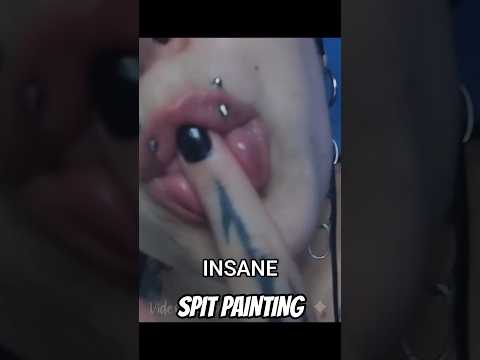Spit Painting INTENSO #asmr #asmrsounds