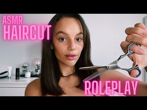 ASMR - HAIRCUT roleplay :)