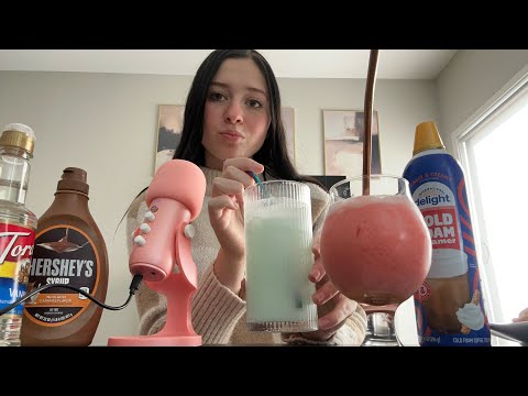 ASMR~ Cafe Barista Makes You Dirty Sodas ☕️