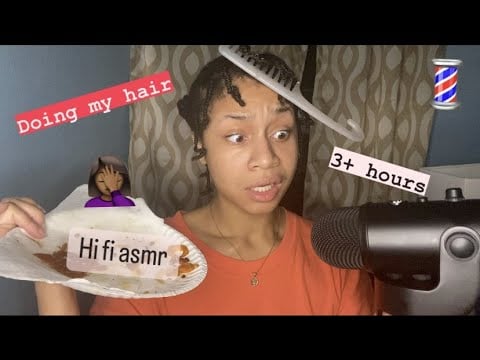 ASMR - Re-braiding my Hair (Part 4/6) PREMIUM PCKLES