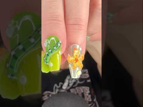 ASMR Showing You my Beautiful Nails 🐛💝 Tam’s ASMR #asmrnails #naildesign #asmrwhisper ✨
