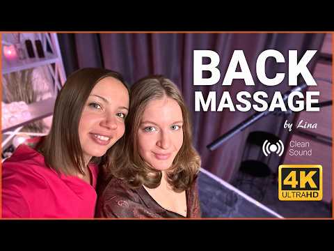 Full Back ASMR  Massage by Lina to Yolana