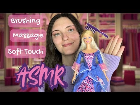 ASMR sulla barbie Cleo 🩷💆🏼‍♀️