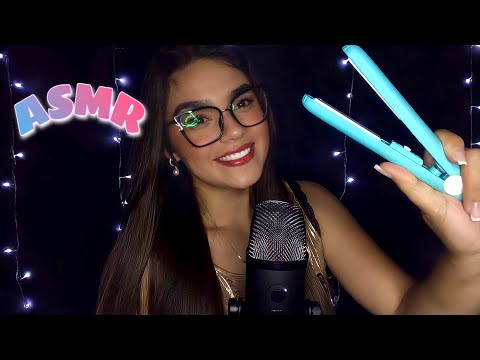 ASMR - CHAPINHA NO SEU CABELO | Escova | Tapping | Sussurros | Sons de boca