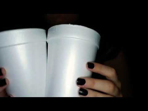 ASMR Foam Cup Biting