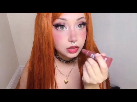 ASMR-Try Lipglosses (Laneige) with me