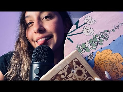 ASMR✨ TAPPING EN OBJETOS DE MADERA 🎙️♥️ ✨