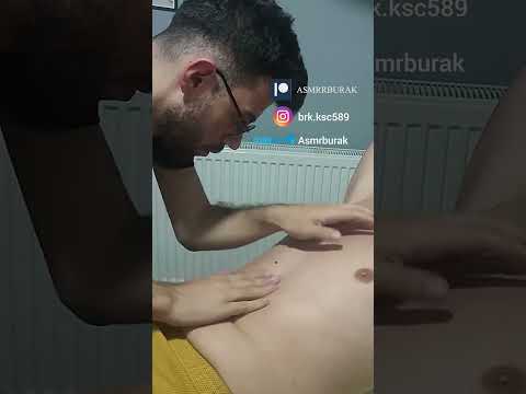 ASMR CHEST,ARM,HAND,ABDOMINAL AND FACE RELAXING TURKISH MASSAGE #satisfying #relaxing #asmr #shorts