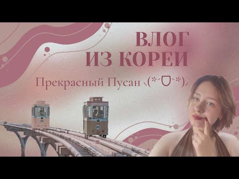 ВЛОГ из Кореи! Пусан, Lotte World~ Пробую десерт из коллаборации BLACKPINK & STARBUCKS ⸜( *ˊᵕˋ* )⸝