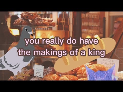 “ASMR” Roleplay: You, a Pigeon, Assert Dominance over the Snooty Mme la Baguette at the Fancy Bakery