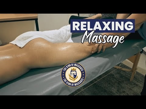 Masaje Relajante para nuestro amigo deportista #relax #massage #asmrmassage