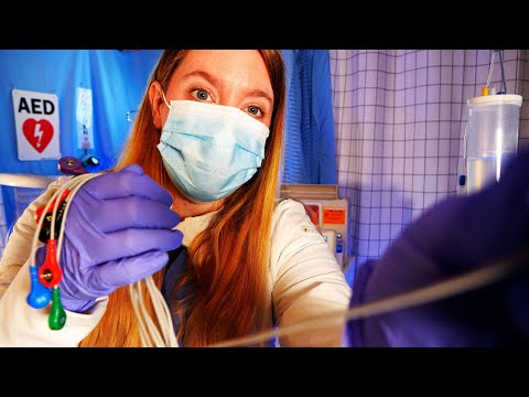 ASMR Hospital Seizure Monitoring | Medical Role Play