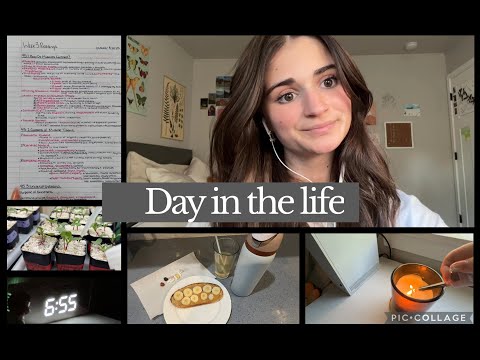 Day in the Life of a 4th Year Premed Student 🎥🎞️🌷