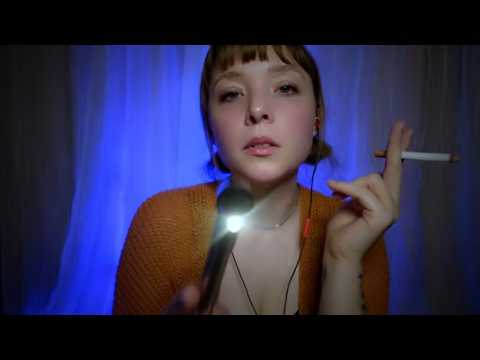 Quick cranial nerve while I smoke ASMR