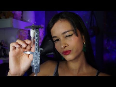 ASMR designer de sombrancelha fofoqueira