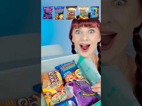 ASMR Food from the Philippines Candy Box  #eatingsounds #candyopening