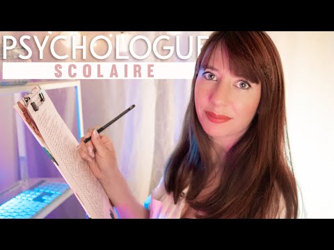 ASMR FR | Roleplay ✍️ RDV rassurant avec la gentille psychologue scolaire (TEST de personnalité)