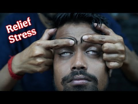 Mystical Indian Healer Forehead Tapping & Shoulder Massage For Insomnia And Stress Relief