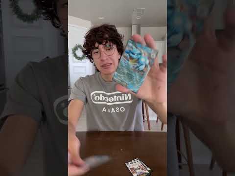 Kyogre Azure Legends Tin ASMR #relax #asmr #pokemon #unboxing #opening #shorts