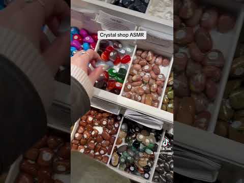 Crystal Shop ASMR #asmr #lofiasmr #asmrtapping #crystalasmr