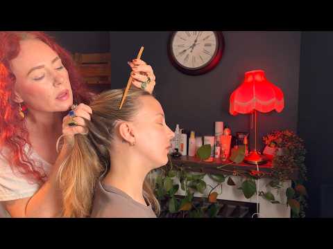 ASMR Salon Experience ✨Head Massage, Scalp Exam, Hair Analysis, with Product Recommendation.